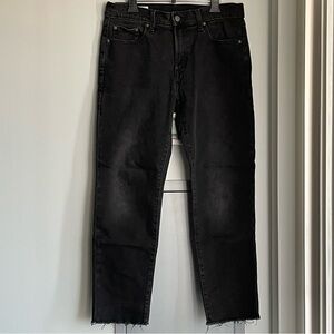 GAP Black Girlfriend Mid Rise Jeans